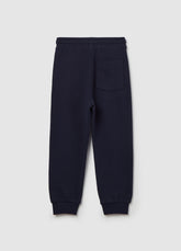 Ovs Fleece Joggers With Drawstring And Print